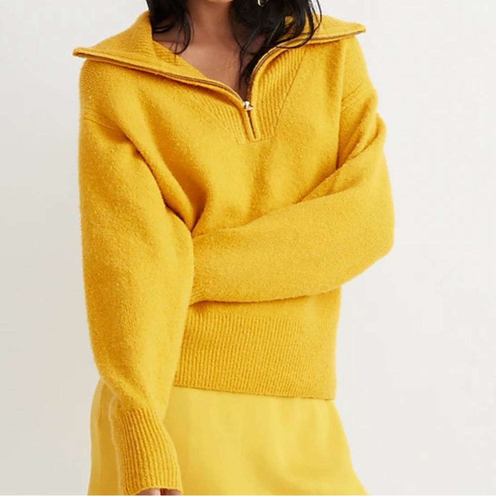 Condition: New w/tag | Size: XL | Relaxed half-zip stretch sweater